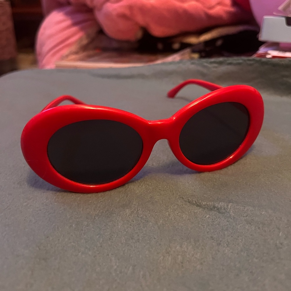 Red Retro Sunglasses
